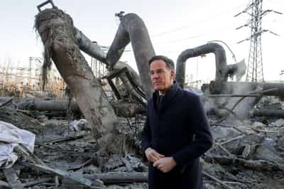 Image for Ukrainian energy minister says Kyiv power plant badly damaged