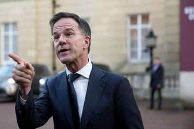 Image for Higher European defence budgets a first step, production needed, NATO's Rutte says
