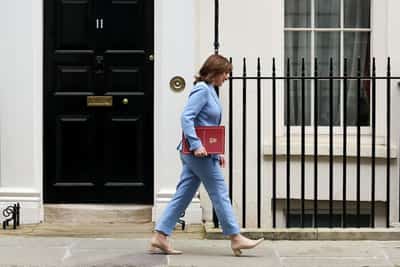 Image for UK finance minister Reeves give budget update speech