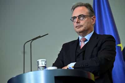 Image for Belgian PM says best to leave frozen Russian funds in Euroclear for now