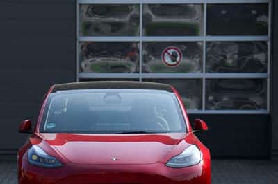 Image for Tesla's German car sales more than halve in October as wider EV sales jump