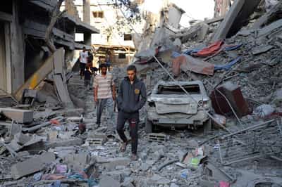 Image for Trump says Gaza talks with Middle East countries are intense, will continue