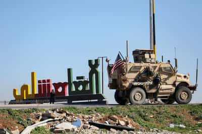 Image for US military begins withdrawing from main base in northeast Syria, Syrian sources say