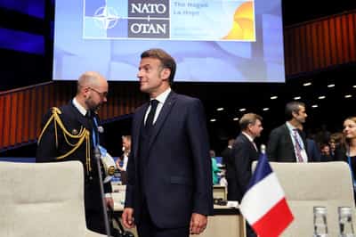 Image for Aberration to ask Europe to spend more on defence amid trade war, Macron says