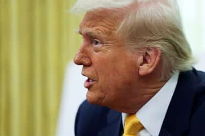 Image for Trump's Scottish golf resort vandalised with pro-Palestine graffiti