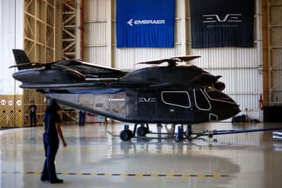 Image for Embraer's Eve makes maiden flight of 'flying car' prototype