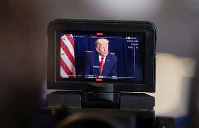 Image for Who stopped the UN escalator? Likely Trump's videographer, says UN