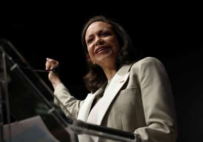 Image for Venezuela's Machado says Spanish PM's leftist summit reason for not meeting him