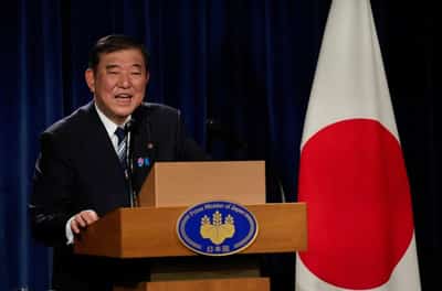 Image for Japanese leader joins regional allies in skipping NATO summit