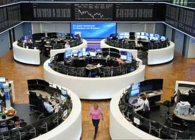 Image for European shares end lower as corporate results, trade anxiety weigh