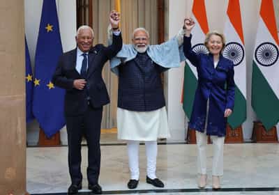Image for India, EU reach landmark trade deal, tariffs to be slashed on most goods