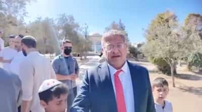 Image for Israel's Ben-Gvir prays at Al-Aqsa mosque compound, urges 'Gaza victory'