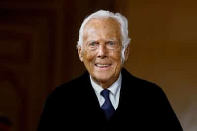 Image for Italian fashion designer Giorgio Armani dies at 91