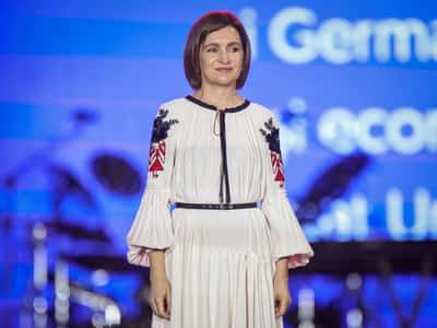 Image for Moldova president's party faces tight race with pro-Moscow opposition, poll shows