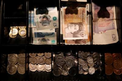 Image for Sterling eases against the euro as eyes on Germany's debt overhaul