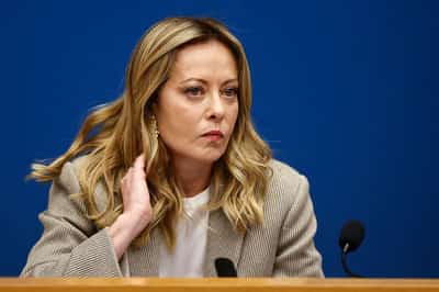 Image for Italy investigates church painting of angel restored to look like Meloni