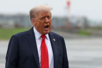 Image for Trump says he is optimistic about a Gaza deal