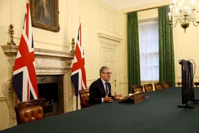 Image for UK support for Ukraine 'unwavering', Starmer tells Trump and other leaders