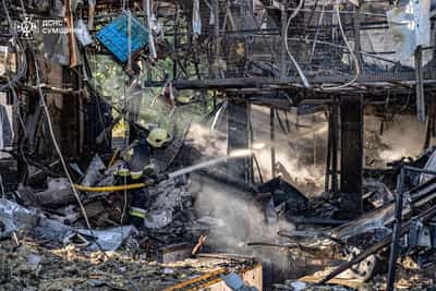 Image for Three die in Ukraine's Sumy region, Zelenskiy says Russian offensive there has failed