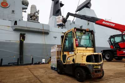 Image for British warship HMS Dragon departs for Eastern Mediterranean