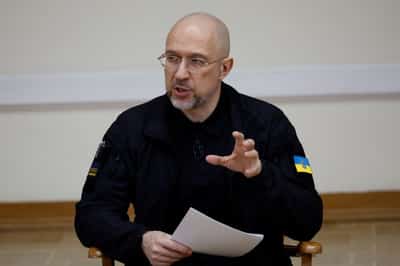 Image for Ukraine's parliament votes to dismiss prime minister in wartime reshuffle