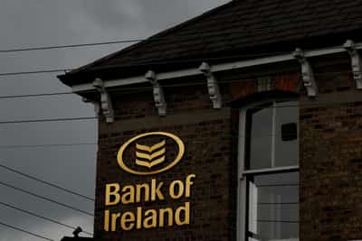 Image for Bank of Ireland shares fall on U.S. related impairment charge