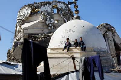 Image for Ramadan begins in Gaza amid ruins of shattered mosques