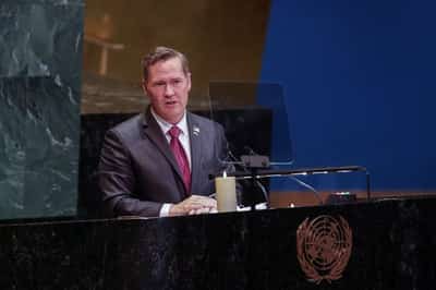 Image for US plans initial payment towards billions owed to UN, envoy Waltz says