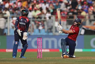Image for Cricket–England survive Nepal scare in T20 World Cup thriller