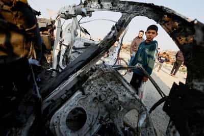Image for Israeli strike kills three people in Gaza as Iran war strains truce