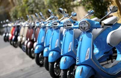 Image for Vespa maker Piaggio posts record margin despite 'anomalous' economy
