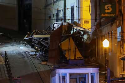 Image for Portugal investigates crash on historic Lisbon funicular that killed 16