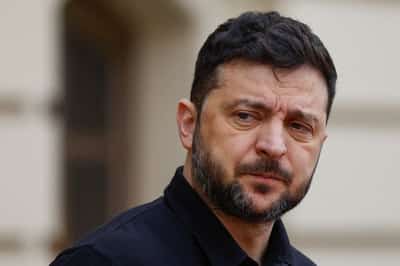 Image for Zelenskiy says no accord so far on eastern Ukraine in US talks, Bloomberg News reports