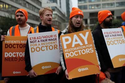 Image for Doctors in England to strike after they reject government's offer
