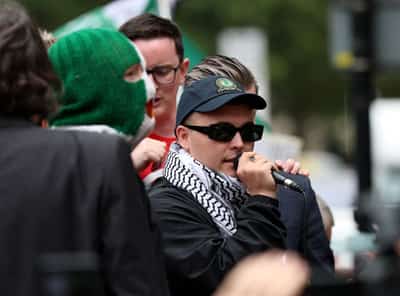 Image for Irish rap group Kneecap cancels US tour due to court hearing