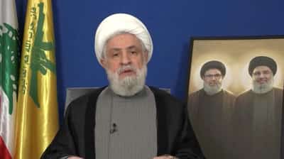 Image for Hezbollah chief rejects disarmament as pressure on Lebanon grows