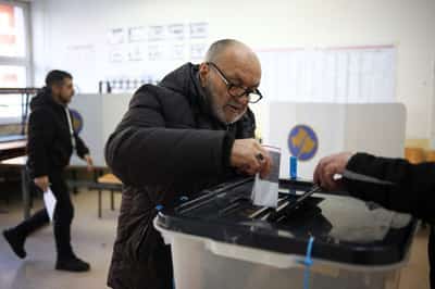 Image for Kosovo's ruling party set to win vote, exit poll shows