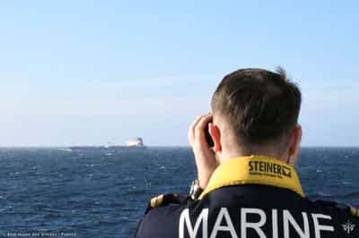 Image for French Navy diverts suspected Russian shadow fleet tanker to Marseille-Fos port