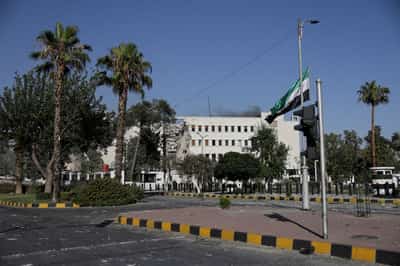 Image for Western diplomats were within metres of Israeli strikes in Damascus, sources say