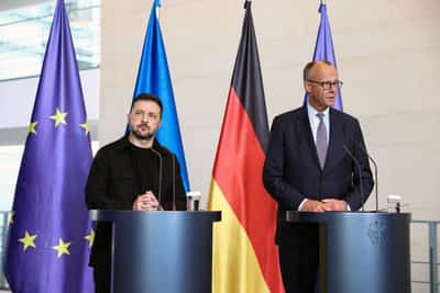 Image for Europe and Kyiv lay out Ukraine ceasefire terms to Trump on call