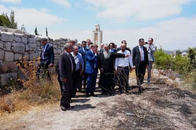 Image for German foreign minister tones down Palestinian recognition talk on West Bank trip
