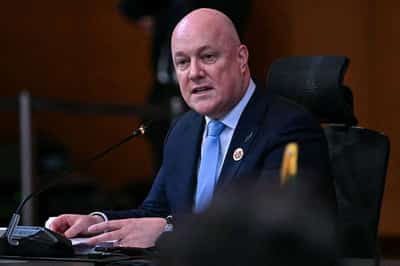 Image for US President Trump, New Zealand's Luxon discuss ties in South Korea meeting