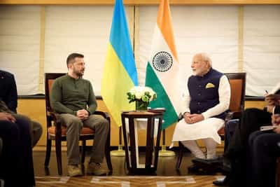 Image for Modi reaffirms India's support for Ukraine peace settlement during call with Zelenskiy