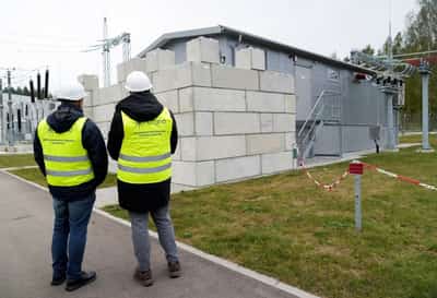 Image for On NATO's eastern flank, bunkers and anti-drone nets set to protect power grids