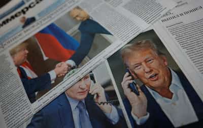 Image for Putin tells Trump talks with Ukraine useful despite what he called attempts to disrupt them