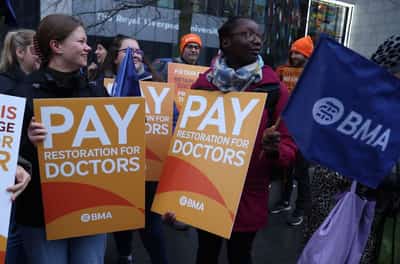 Image for Junior doctors in England announce five-day strike over pay demand
