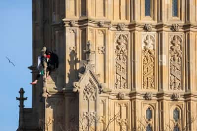 Image for Man who scaled London's 'Big Ben' clock tower appears in court