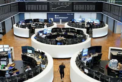 Image for European shares close at four-week high on banks boost; US trade talks in focus