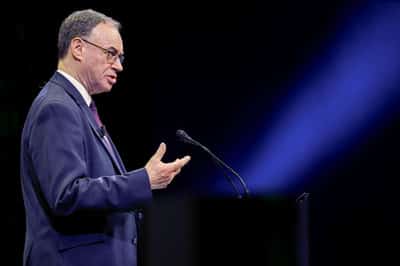 Image for Bank of England's Bailey says jobs market slowing but inflation outlook uncertain