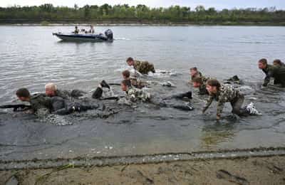 Image for 'We threw hand grenades!' Russian kids as young as 8 get taste of military training